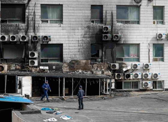 Çinde hastane yangınında can kaybı 29a yükseldi